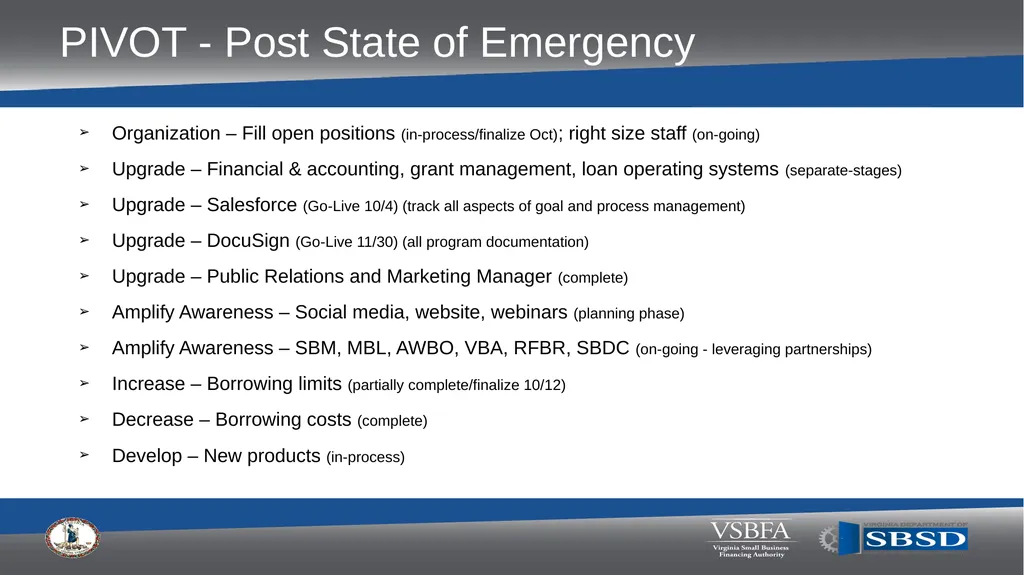 Minority Business Commission JLARC Report - - slide 15 of 20