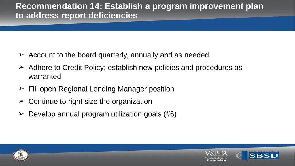 Minority Business Commission JLARC Report - - slide 14 of 20