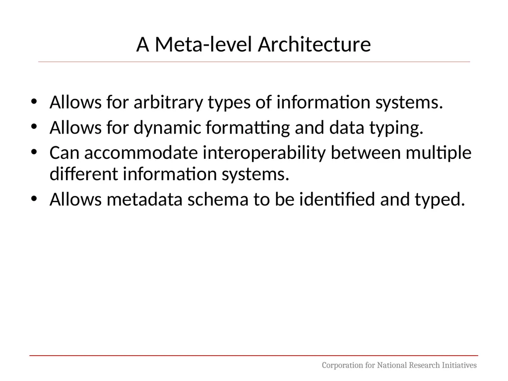 Digital Object Architecture: Building Information - slide 9 of 38