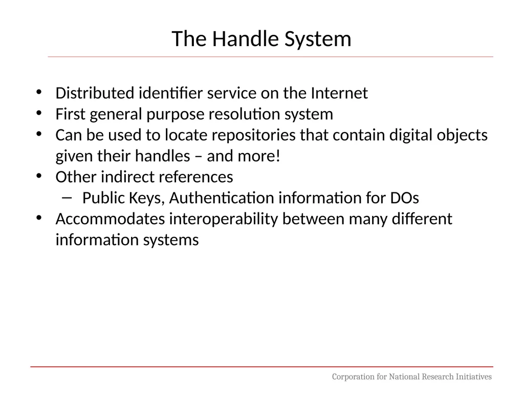 Digital Object Architecture: Building Information - slide 16 of 38