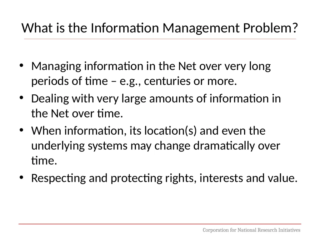 Digital Object Architecture: Building Information - slide 8 of 38