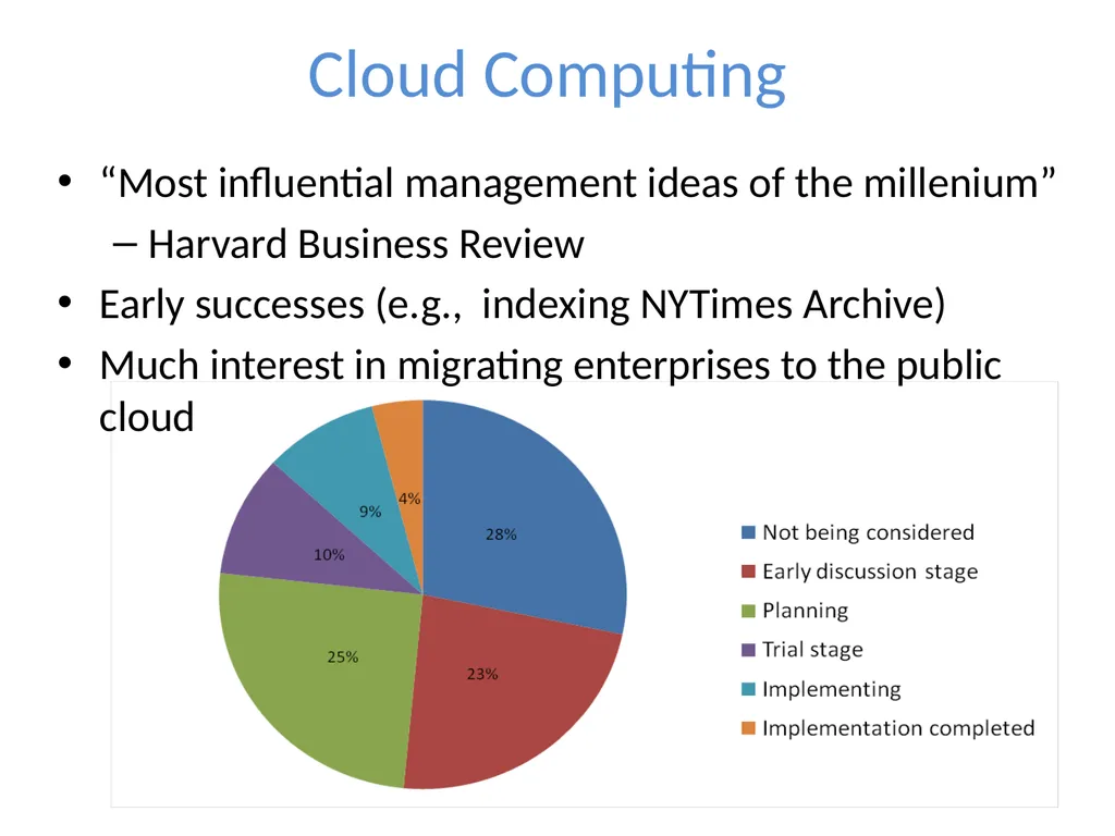 Cloudward Bound: Planning for Beneficial Migration - slide 2 of 29