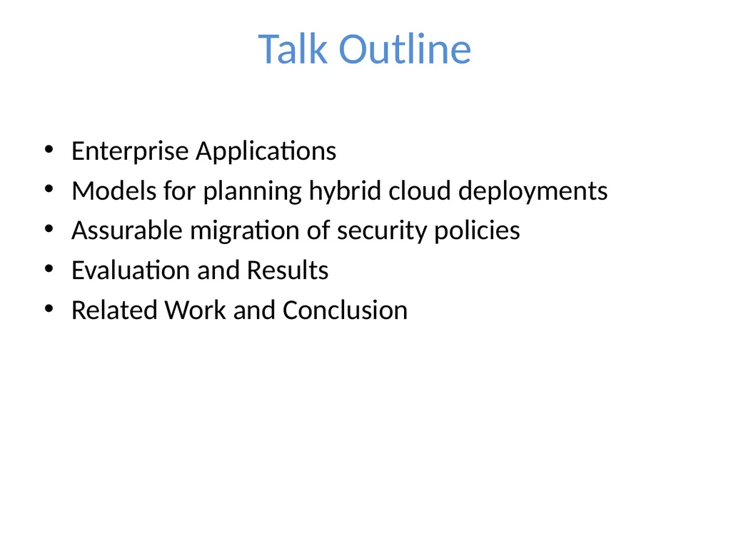 Cloudward Bound: Planning for Beneficial Migration - slide 8 of 29
