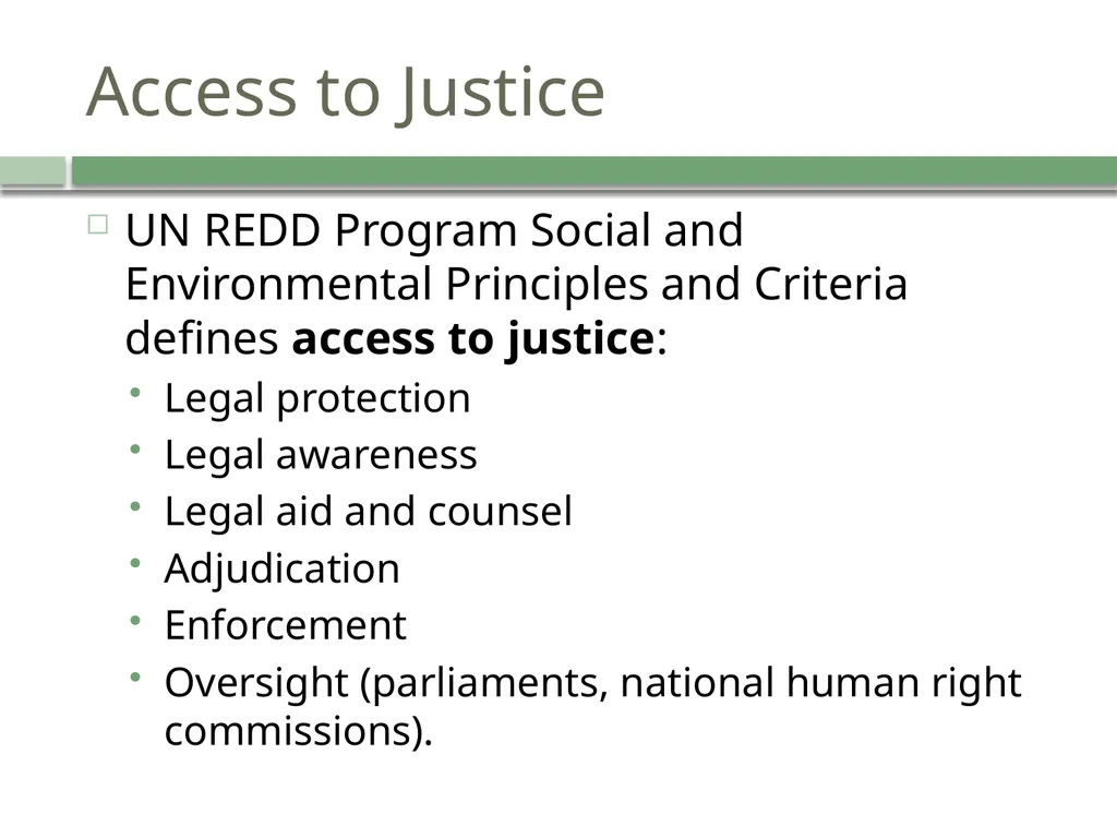The Legal Nature of Justice in REDD+ Dr Rowena - slide 15 of 27