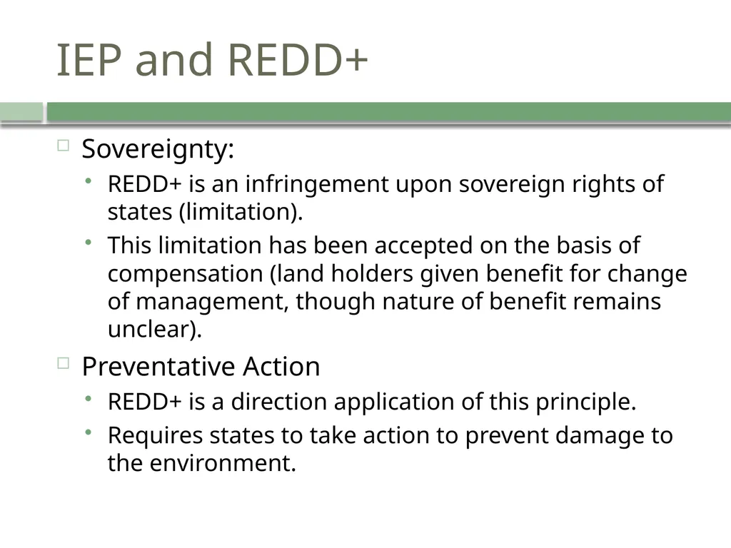 The Legal Nature of Justice in REDD+ Dr Rowena - slide 20 of 27