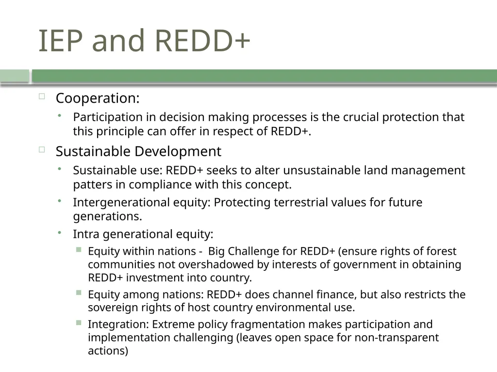 The Legal Nature of Justice in REDD+ Dr Rowena - slide 21 of 27