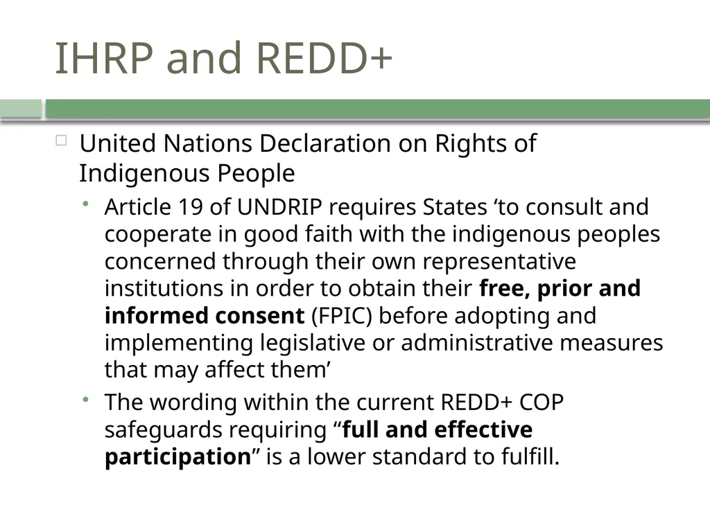 The Legal Nature of Justice in REDD+ Dr Rowena - slide 24 of 27