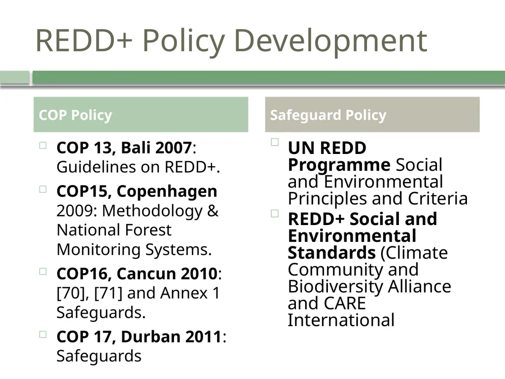 The Legal Nature of Justice in REDD+ Dr Rowena - slide 5 of 27