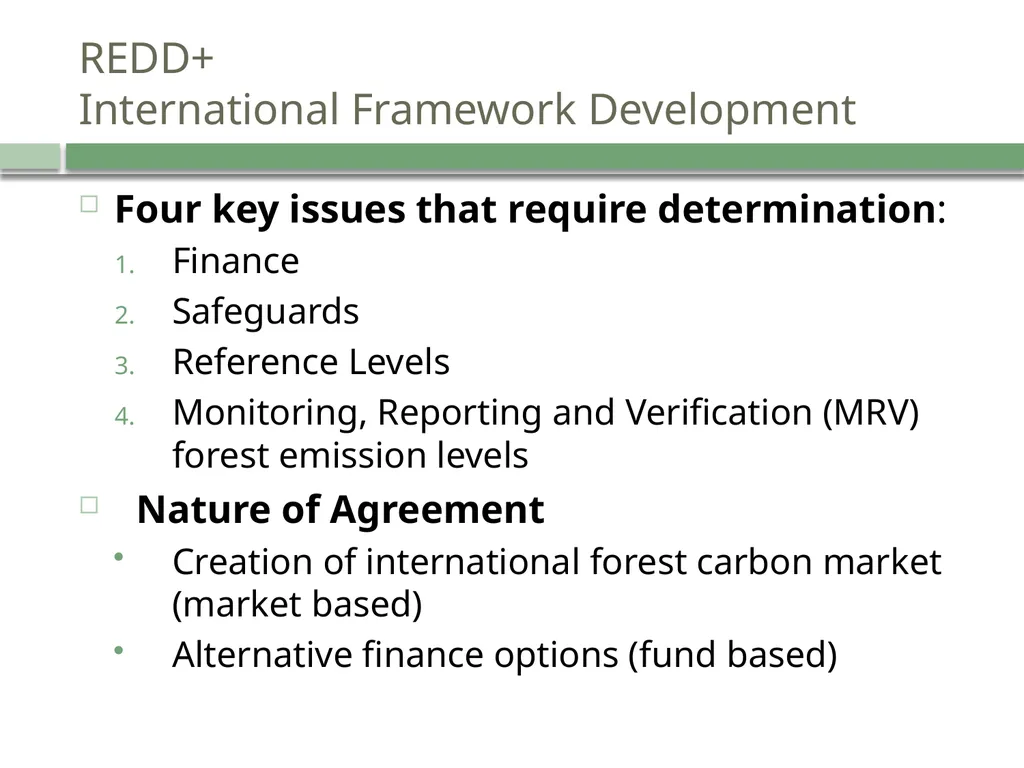 The Legal Nature of Justice in REDD+ Dr Rowena - slide 4 of 27