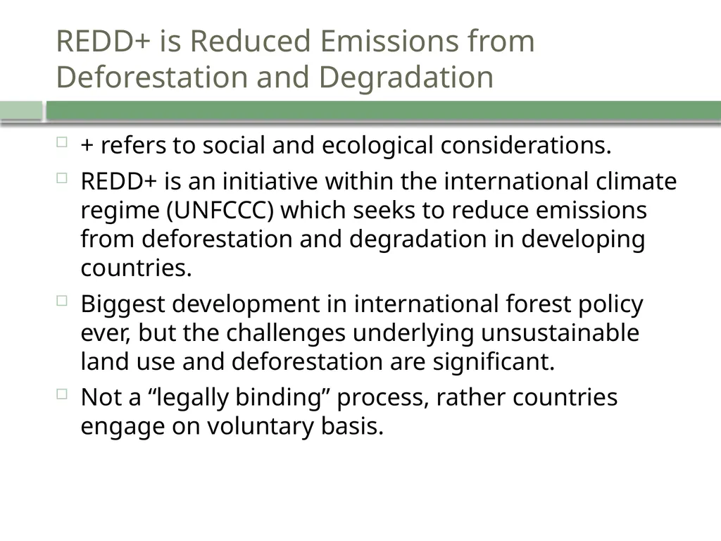 The Legal Nature of Justice in REDD+ Dr Rowena - slide 2 of 27