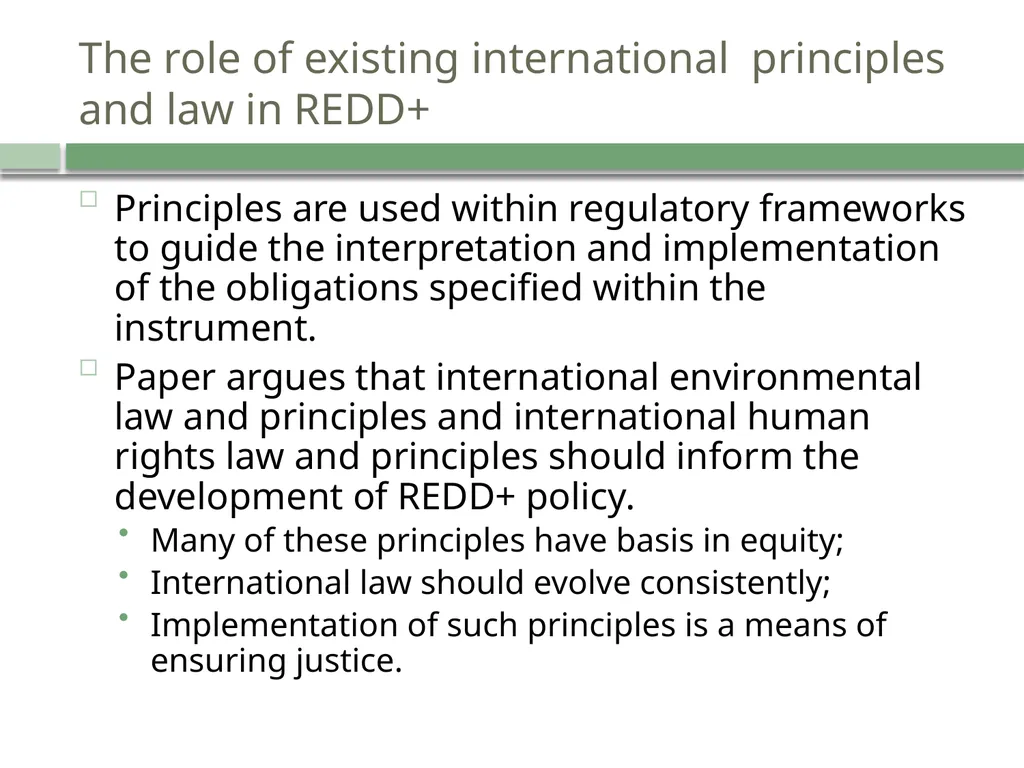 The Legal Nature of Justice in REDD+ Dr Rowena - slide 17 of 27