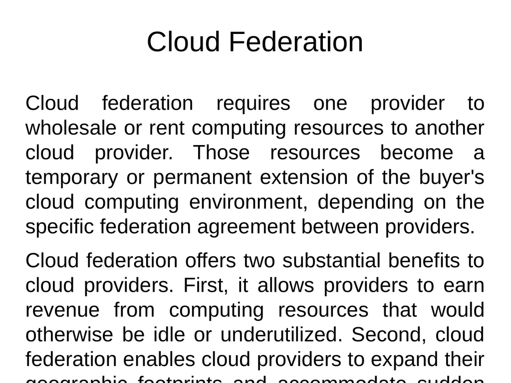 Federation, Presence, Identity and Privacy in the - slide 3 of 30