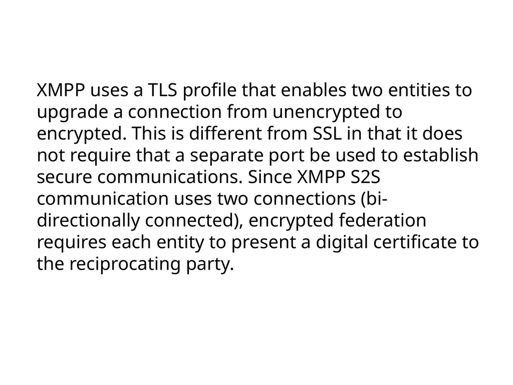 Federation, Presence, Identity and Privacy in the - slide 14 of 30