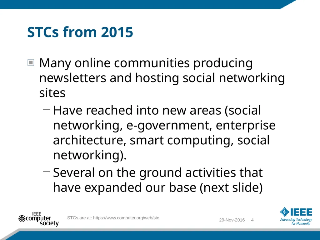 IEEE Computer Society Special Technical - slide 4 of 15