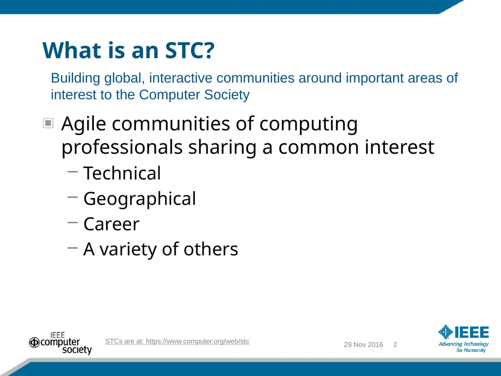 IEEE Computer Society Special Technical - slide 2 of 15