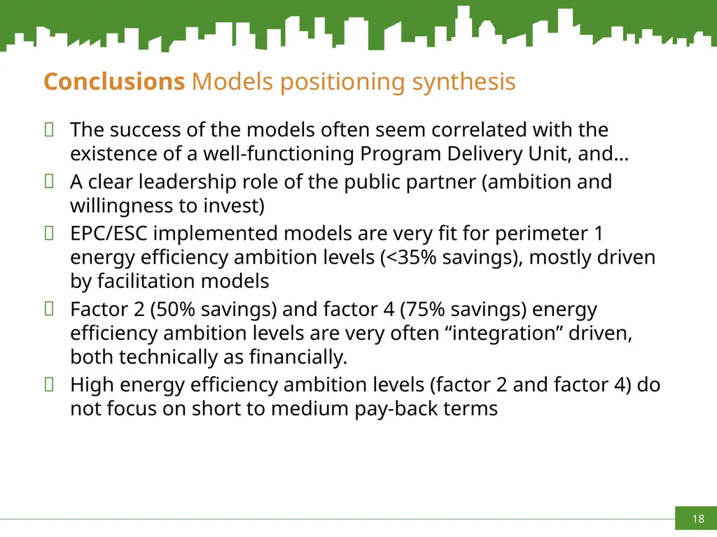 Increasing capacities in Cities for innovating - slide 18 of 20
