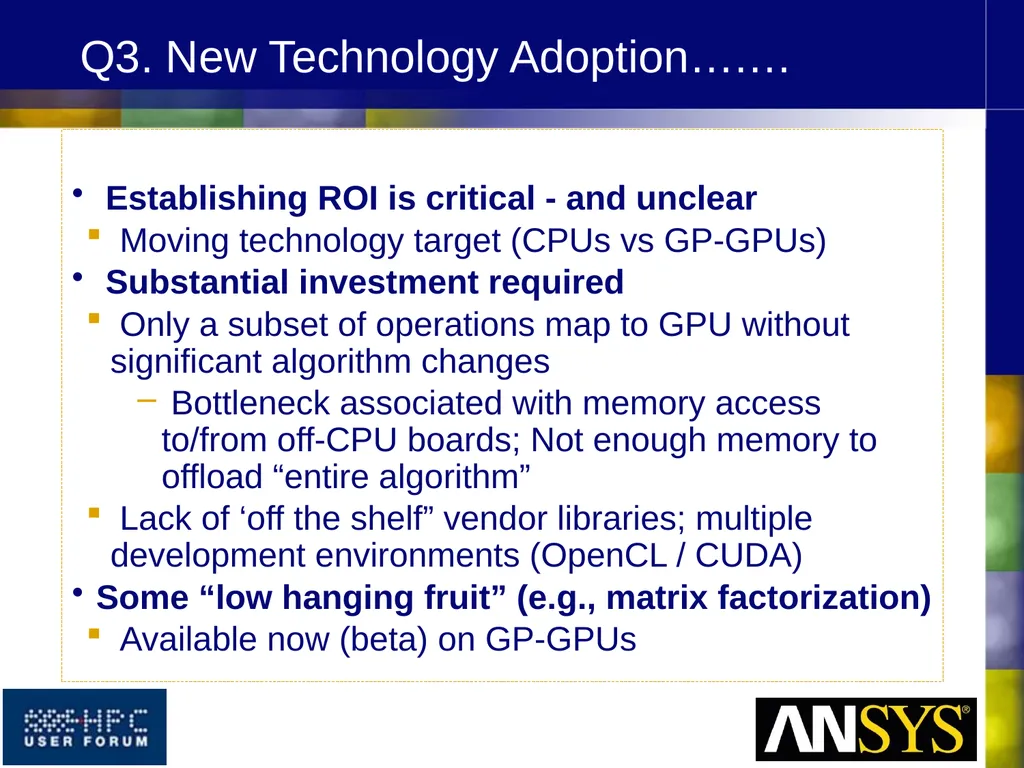 HPC USER FORUM ISV PANEL April 2010 Dearborn, MI - slide 23 of 31