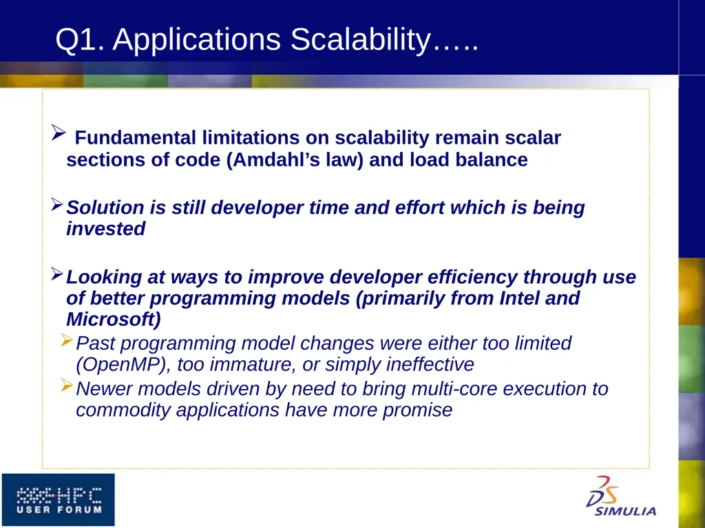 HPC USER FORUM ISV PANEL April 2010 Dearborn, MI - slide 6 of 31