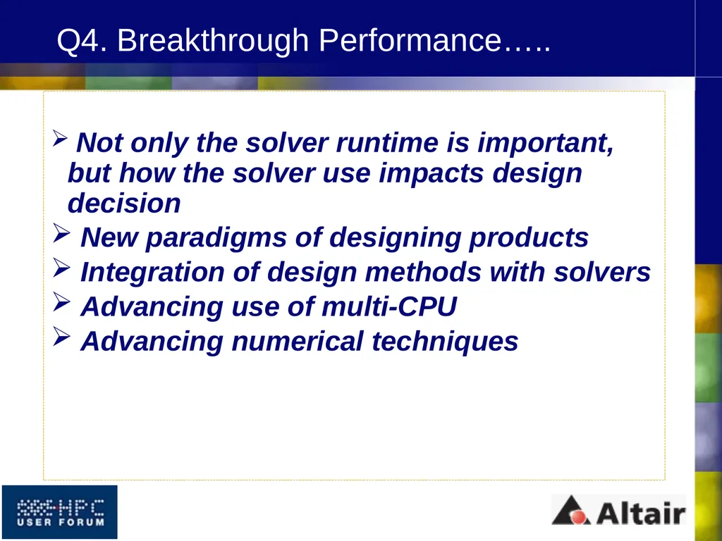 HPC USER FORUM ISV PANEL April 2010 Dearborn, MI - slide 29 of 31