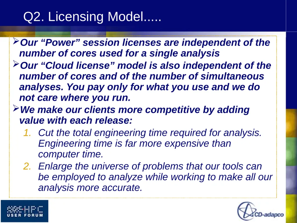 HPC USER FORUM ISV PANEL April 2010 Dearborn, MI - slide 17 of 31