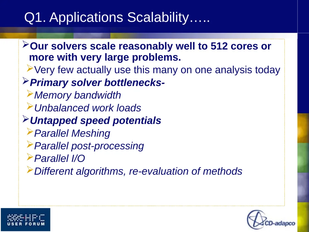 HPC USER FORUM ISV PANEL April 2010 Dearborn, MI - slide 5 of 31