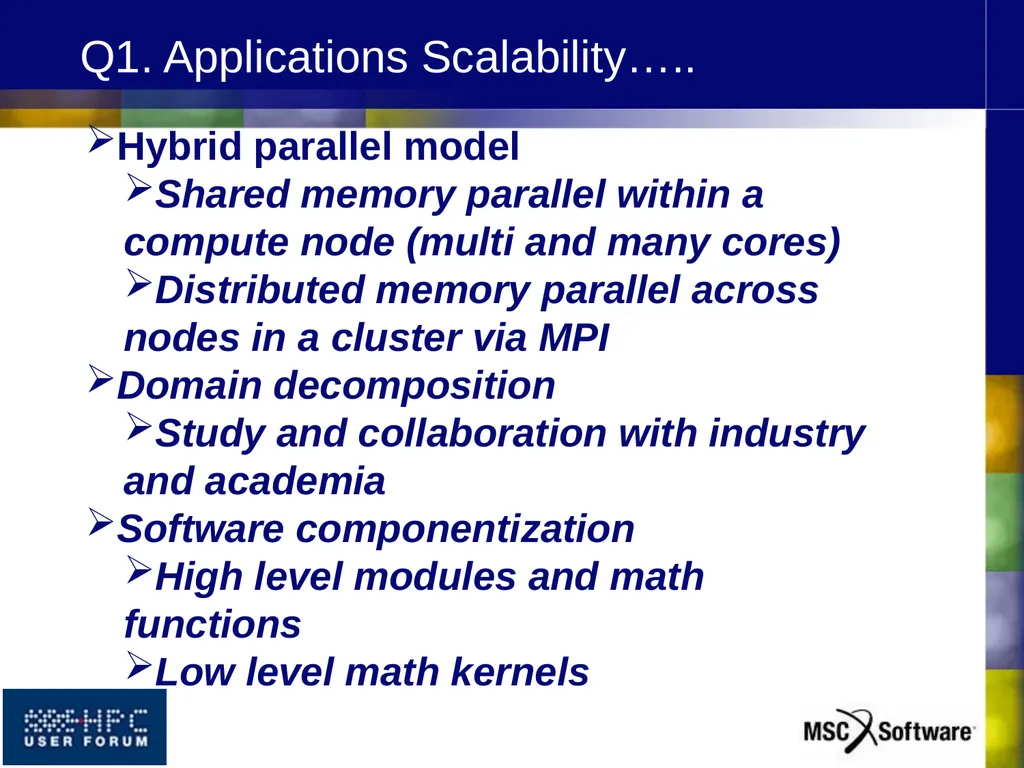 HPC USER FORUM ISV PANEL April 2010 Dearborn, MI - slide 10 of 31