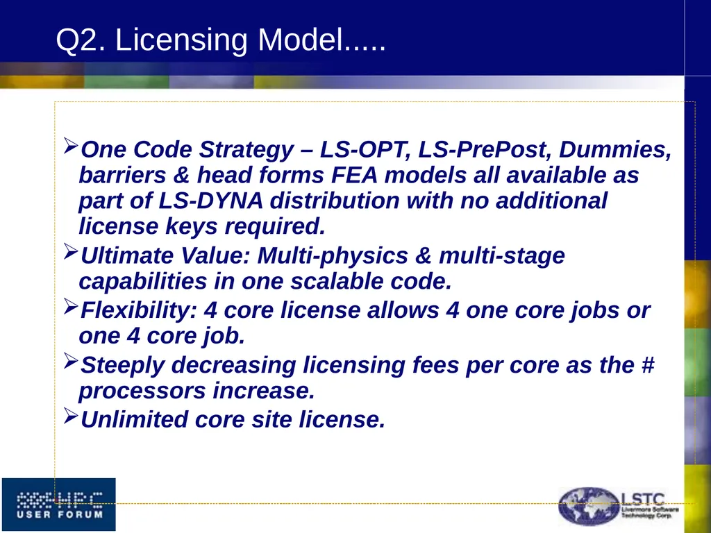 HPC USER FORUM ISV PANEL April 2010 Dearborn, MI - slide 14 of 31