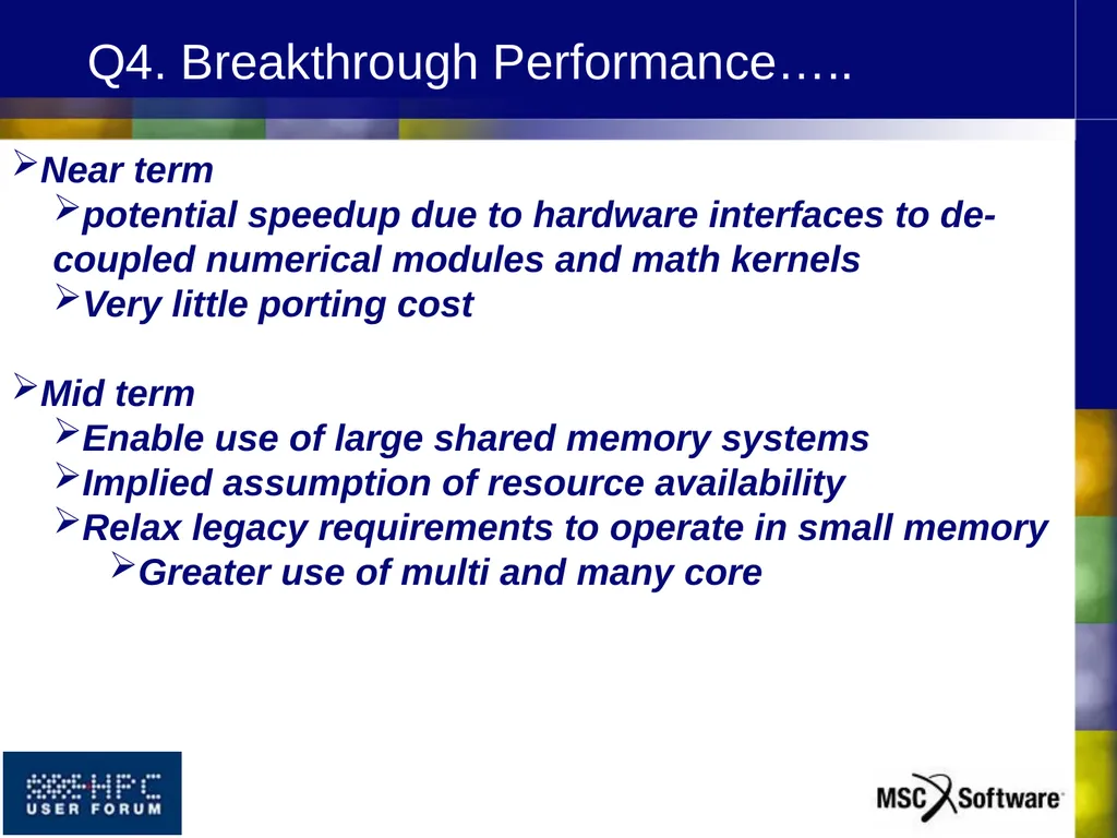 HPC USER FORUM ISV PANEL April 2010 Dearborn, MI - slide 26 of 31