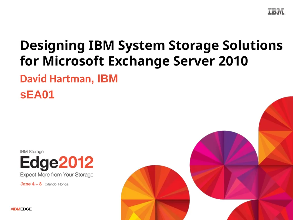 Designing IBM System Storage Solutions for