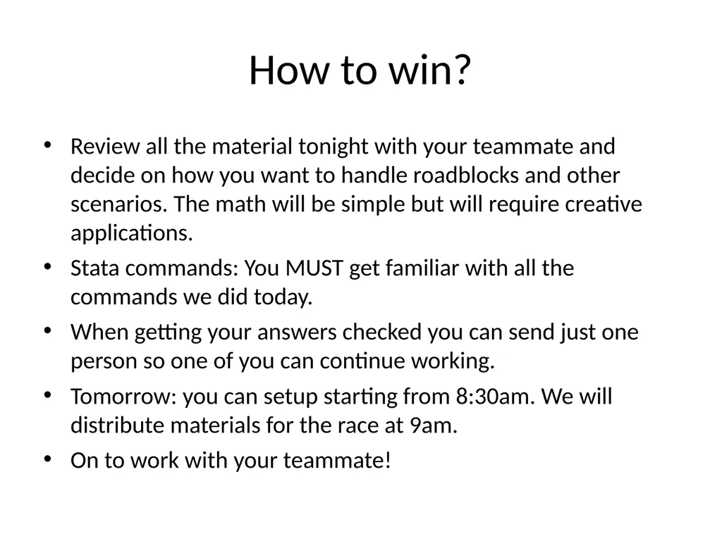 2015 GSPIA Amazing Analytics Race Wednesday - slide 83 of 84