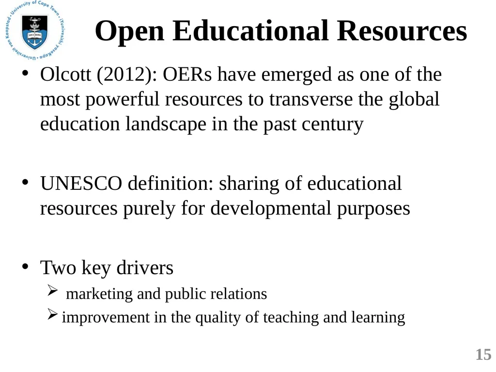 Open Scholarship for the future of research and - slide 15 of 20