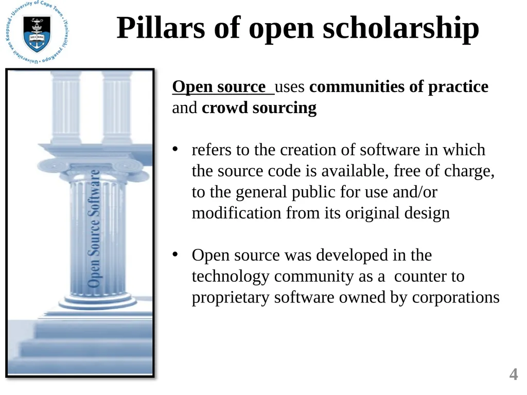 Open Scholarship for the future of research and - slide 4 of 20