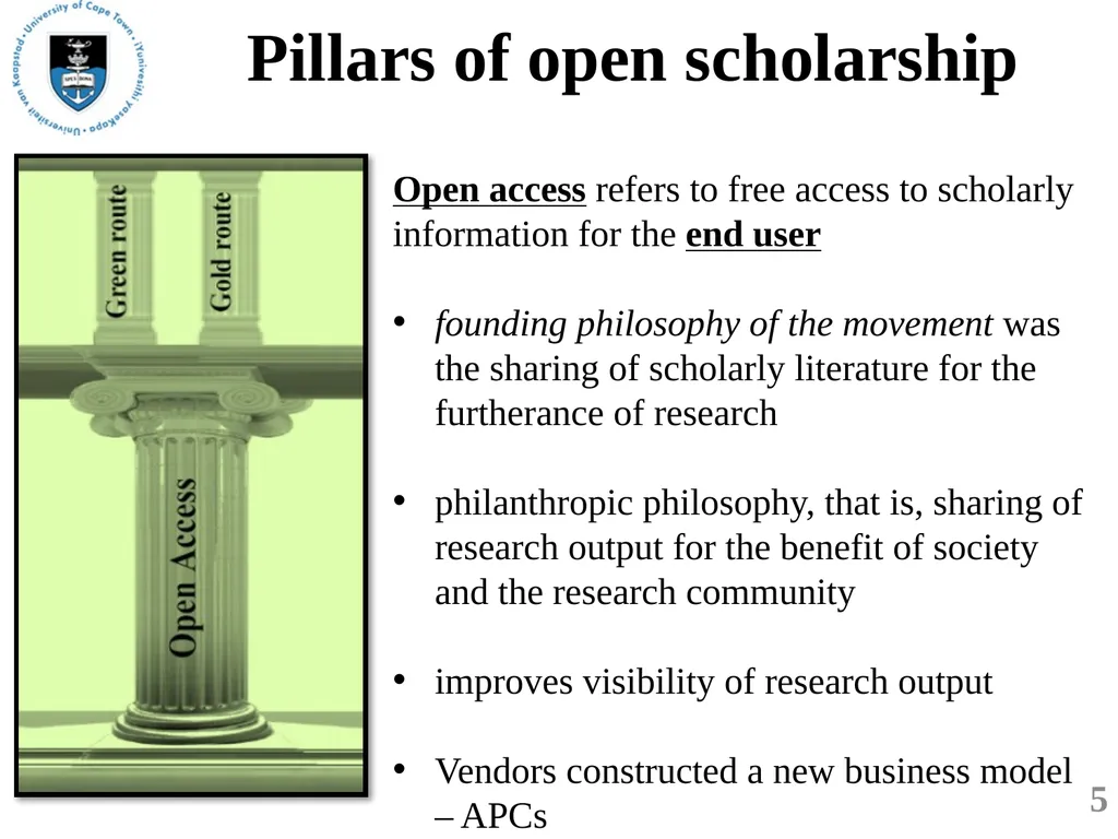 Open Scholarship for the future of research and - slide 5 of 20