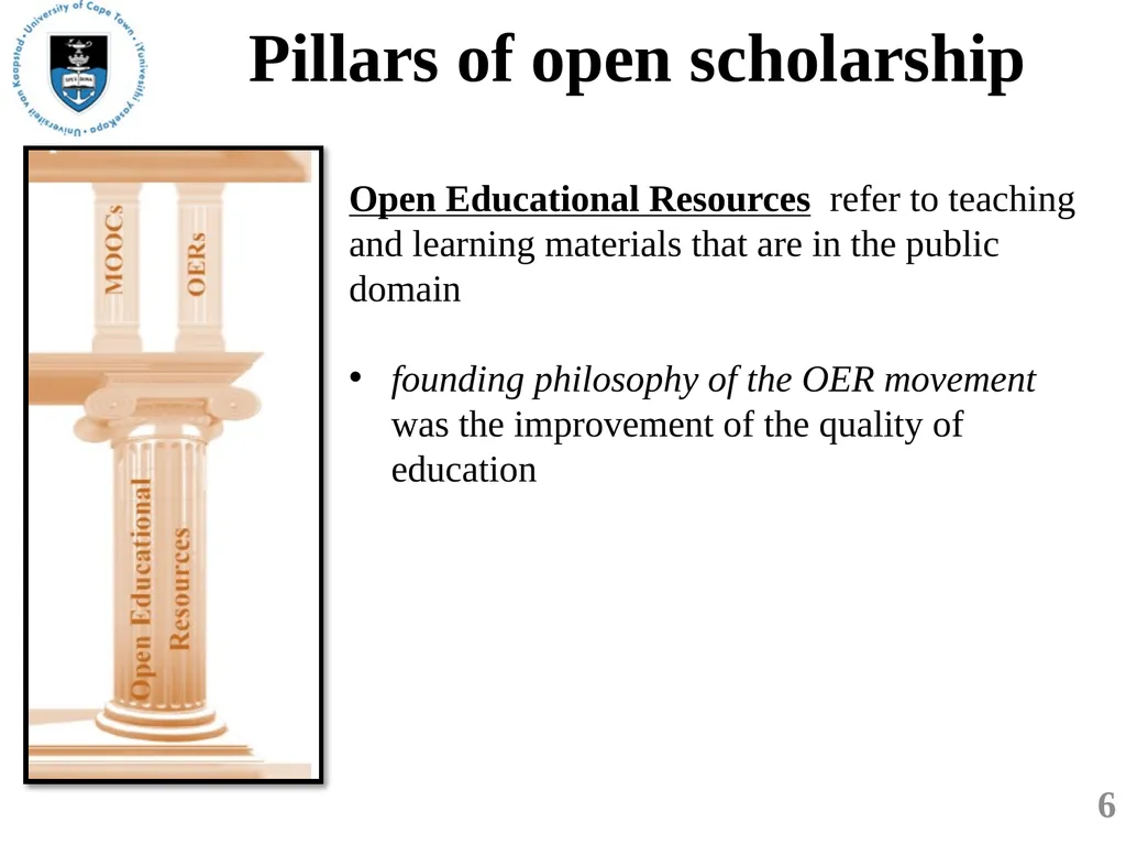 Open Scholarship for the future of research and - slide 6 of 20