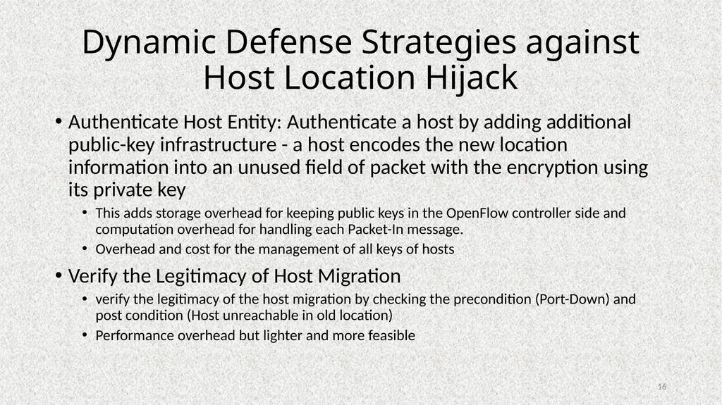 Poisoning Network Visibility in Software-Defined - slide 16 of 27