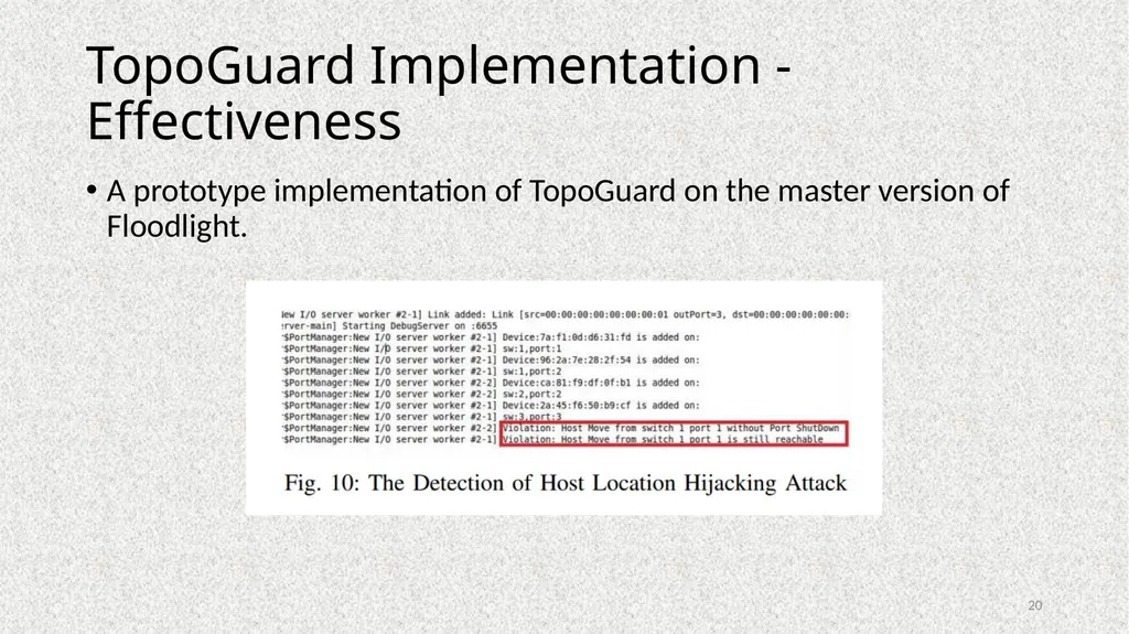 Poisoning Network Visibility in Software-Defined - slide 20 of 27
