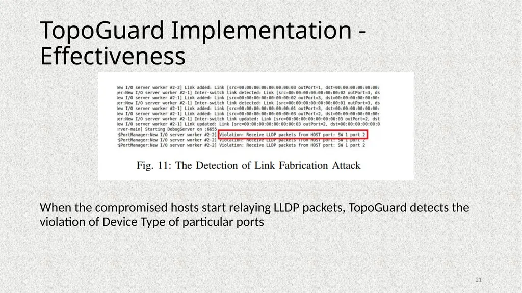 Poisoning Network Visibility in Software-Defined - slide 21 of 27
