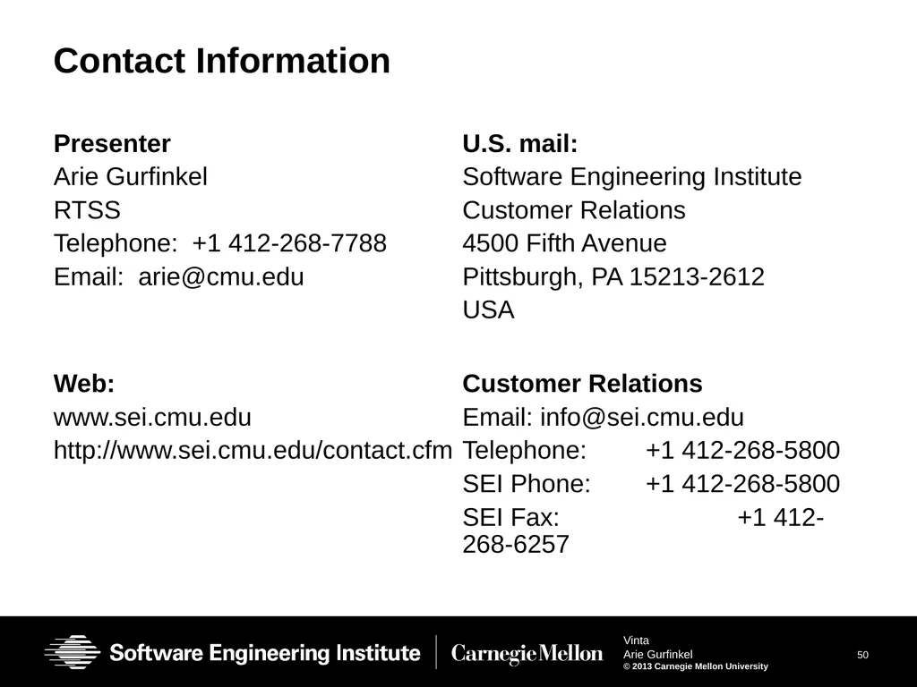Vinta: Verification with INTerpolation and - slide 50 of 51