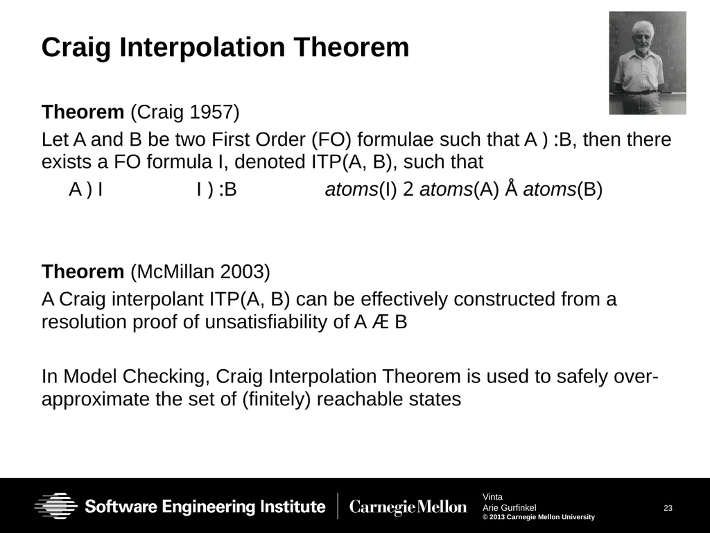 Vinta: Verification with INTerpolation and - slide 23 of 51