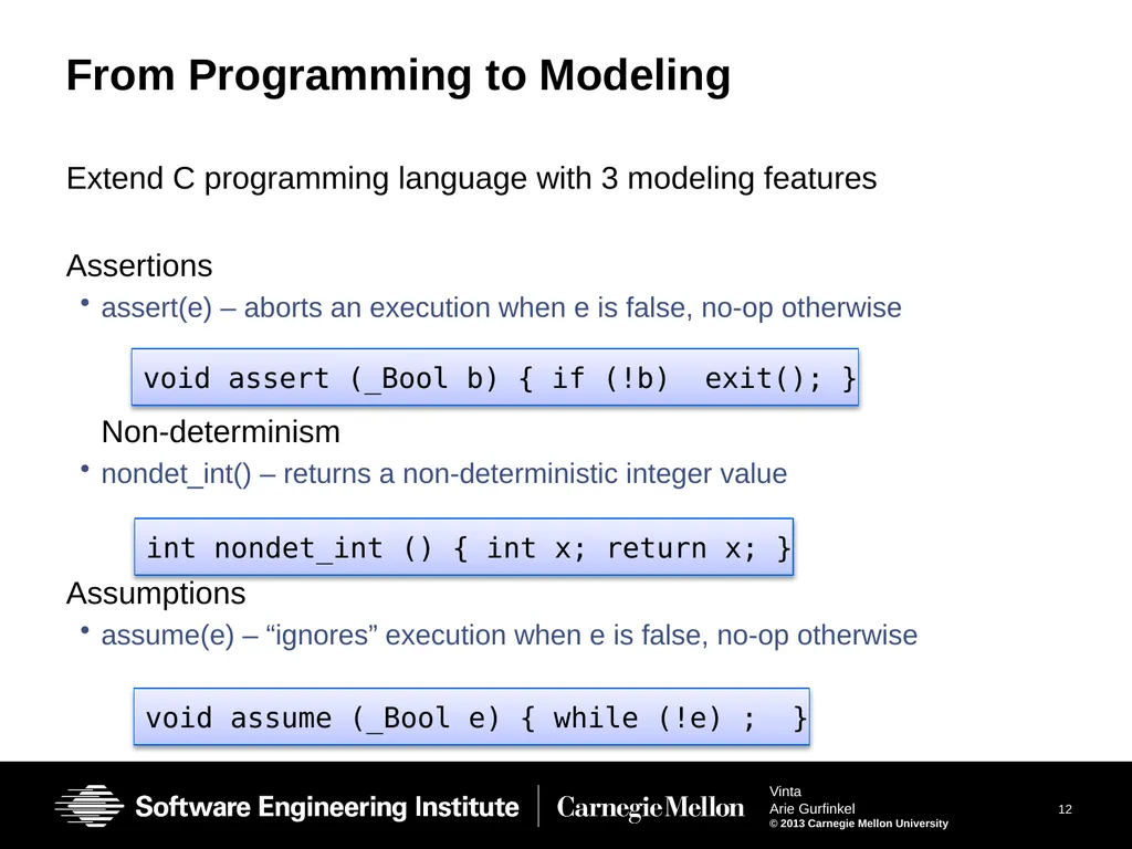 Vinta: Verification with INTerpolation and - slide 12 of 51