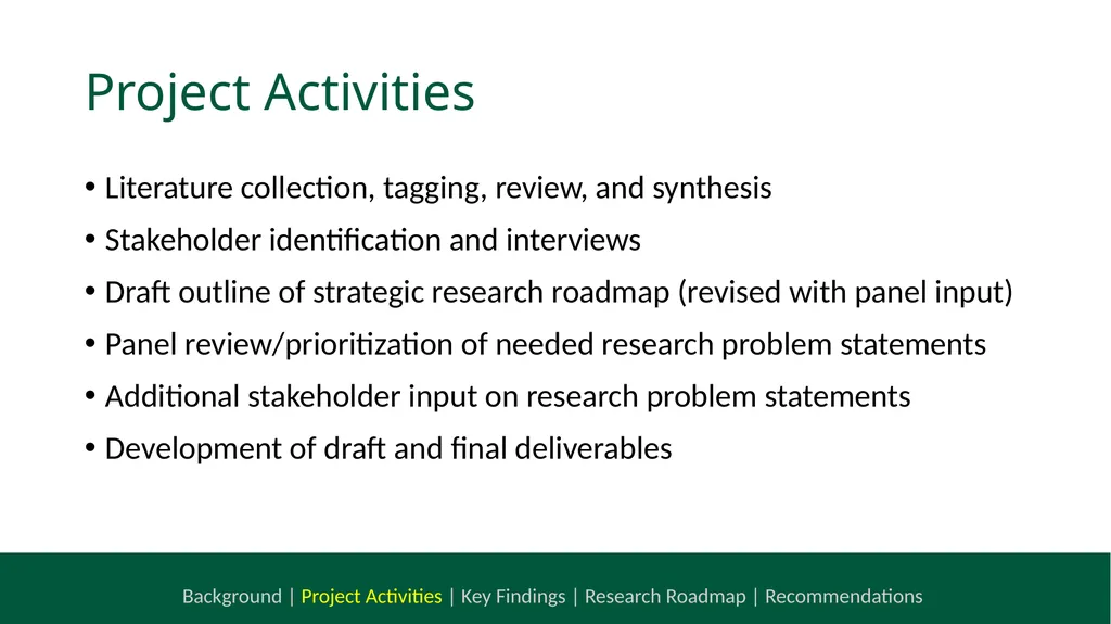 NCHRP 20-112 Health and Transportation Research - slide 8 of 24