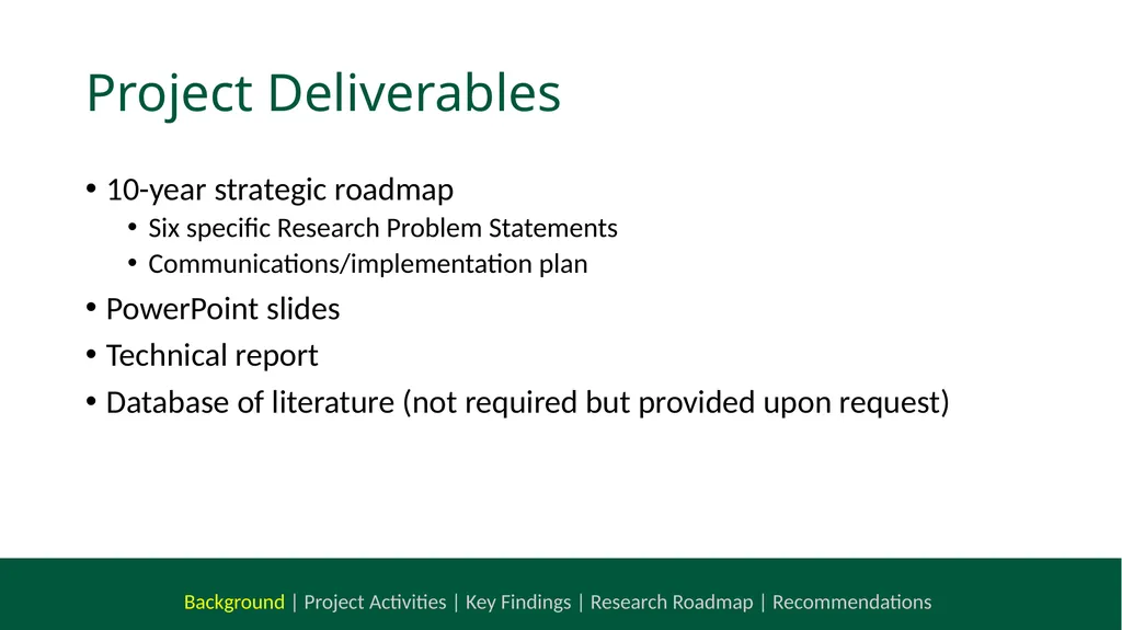 NCHRP 20-112 Health and Transportation Research - slide 6 of 24