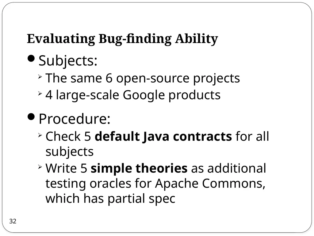 Combined Static and Dynamic Automated Test - slide 32 of 43