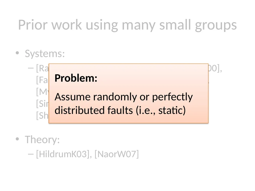 Commensal Cuckoo: Secure Group Partitioning for - slide 4 of 32