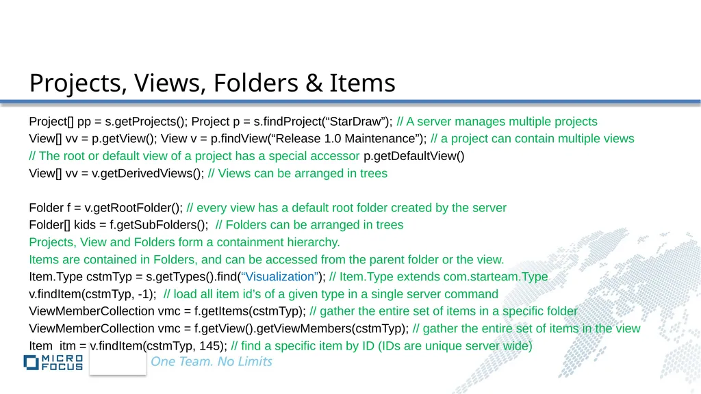 StarTeam SDK Overview Anil Peres-da-Silva - slide 19 of 99