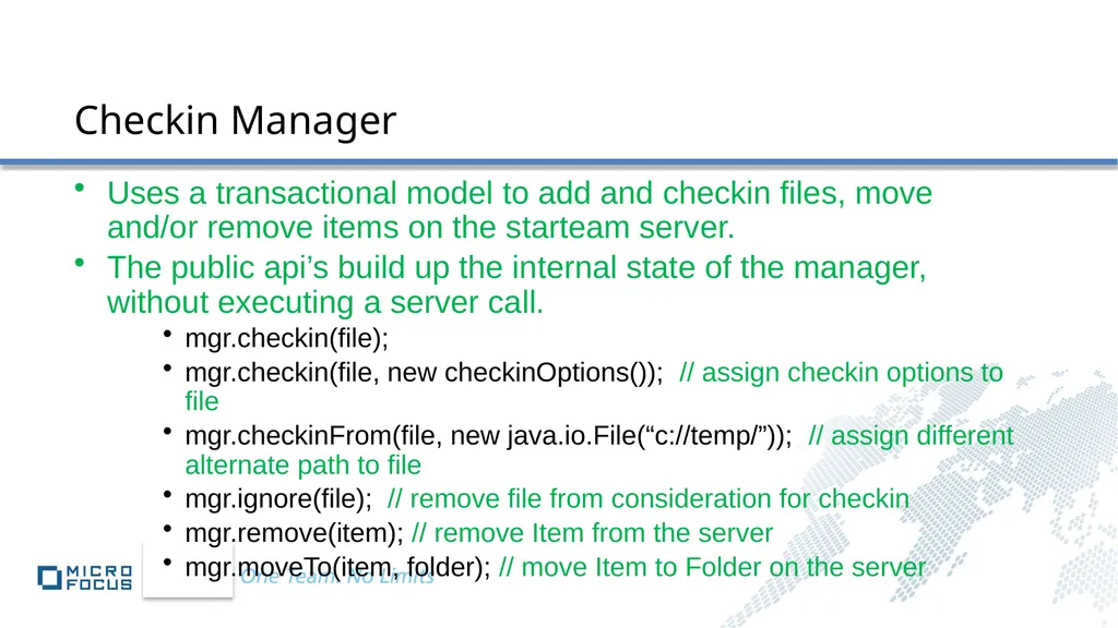 StarTeam SDK Overview Anil Peres-da-Silva - slide 79 of 99