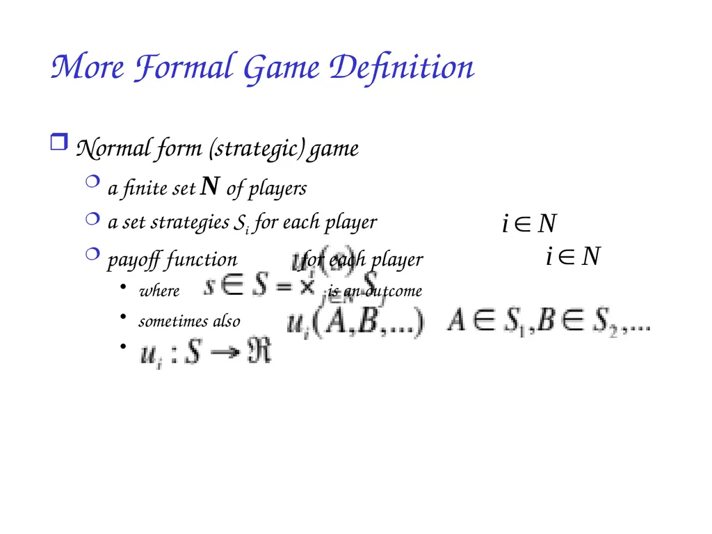 Game Theory: introduction and applications to - slide 19 of 29