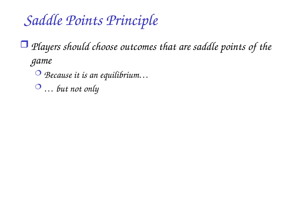 Game Theory: introduction and applications to - slide 29 of 29
