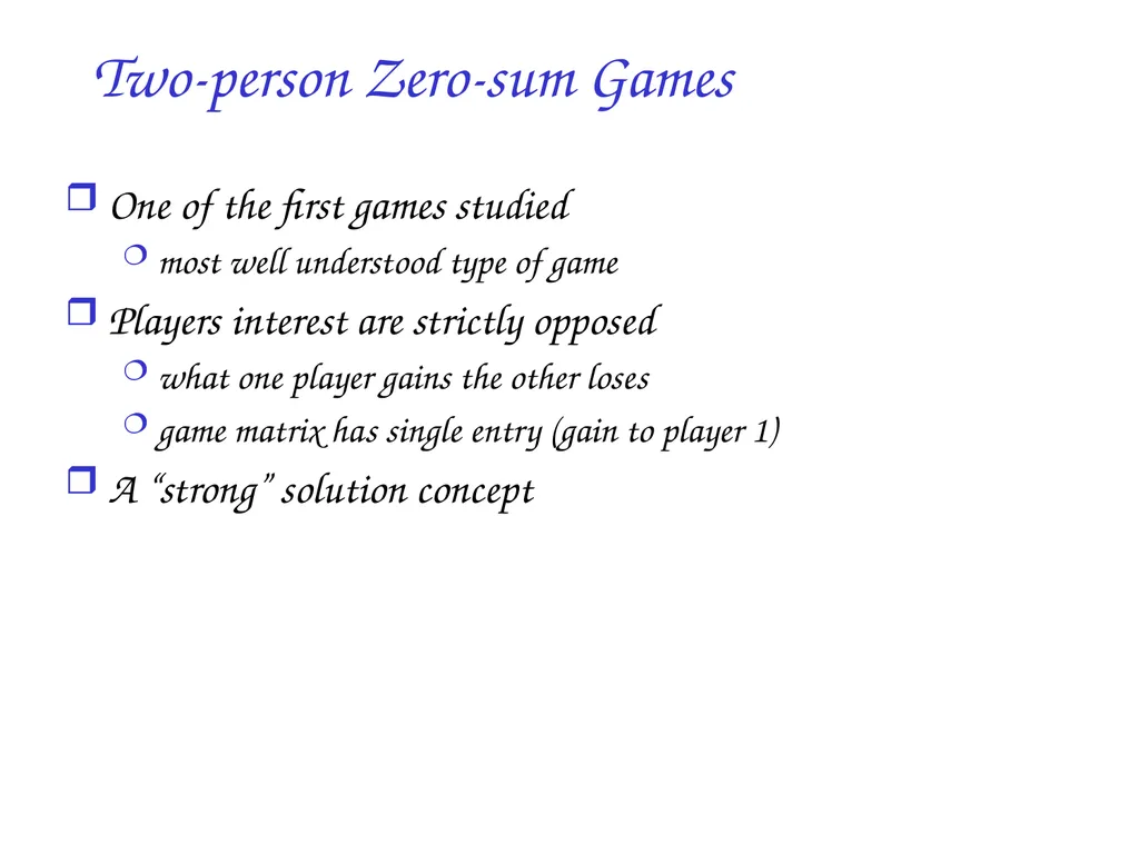 Game Theory: introduction and applications to - slide 20 of 29