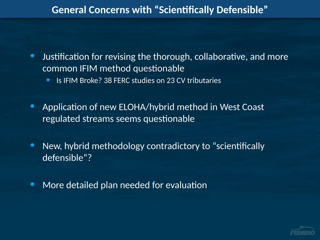 Comments on Proposed Methods to Develop Flow - slide 7 of 14